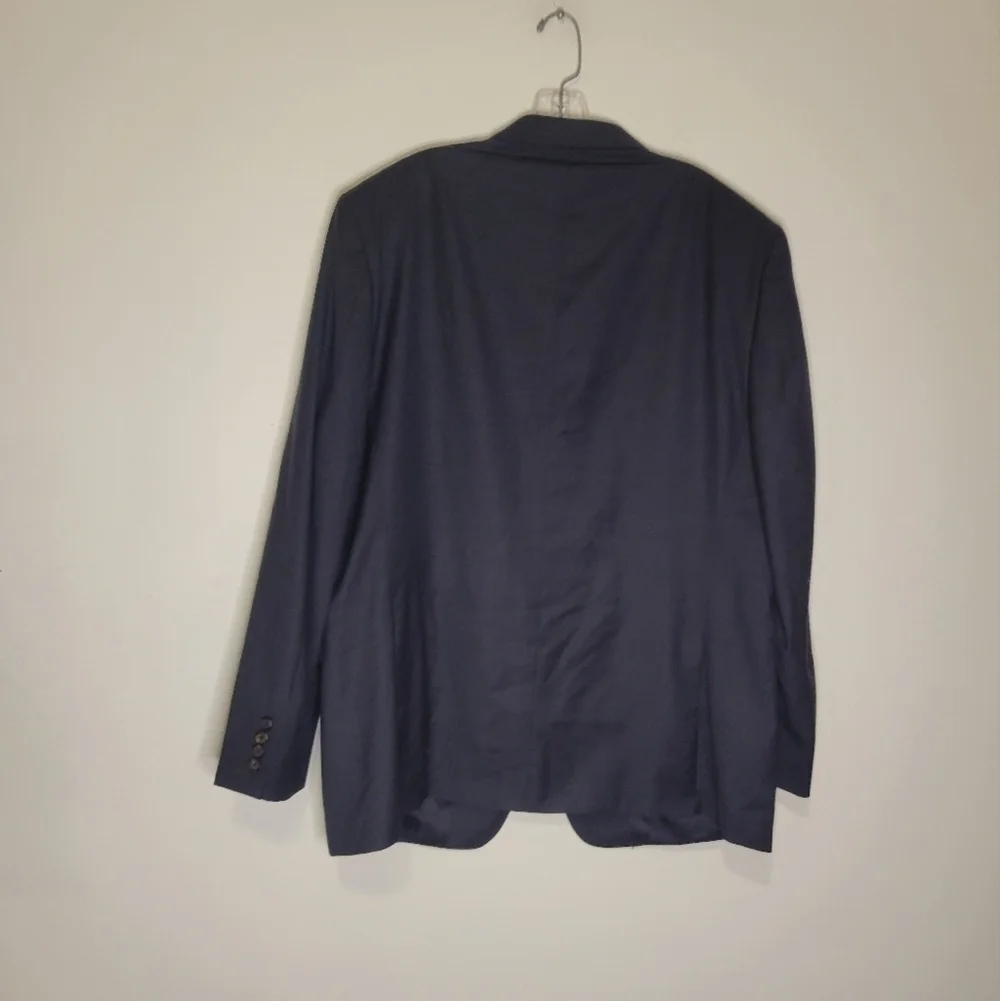 Ralph lauren mens size 46r trim fit wool navy blazer